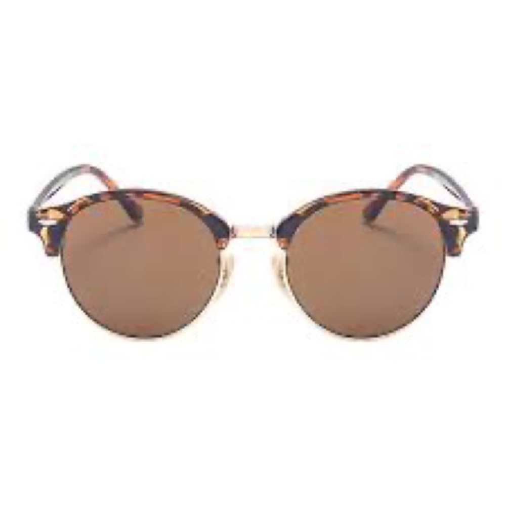 Classic Club Round Sunglasses Brown / Tortoise - Picture 2 of 8